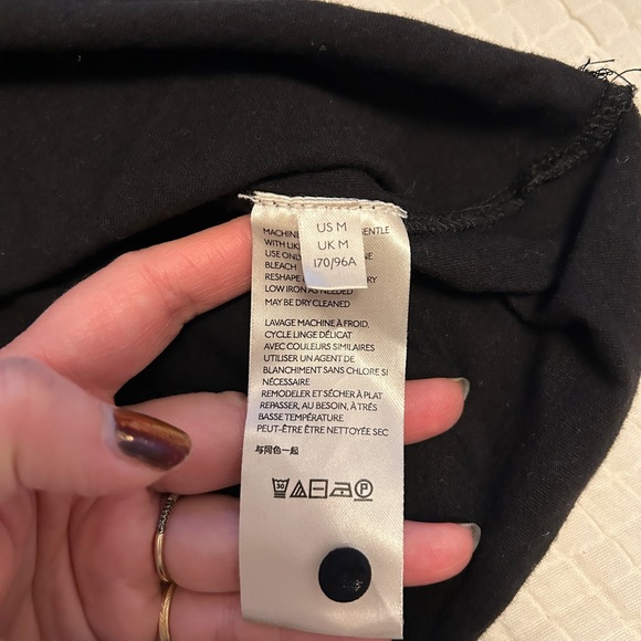 Maeve by Anthropologie Black Winona Embroidered Blouse Sz M - Picture 8 of 13